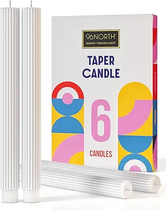 White Taper Candles