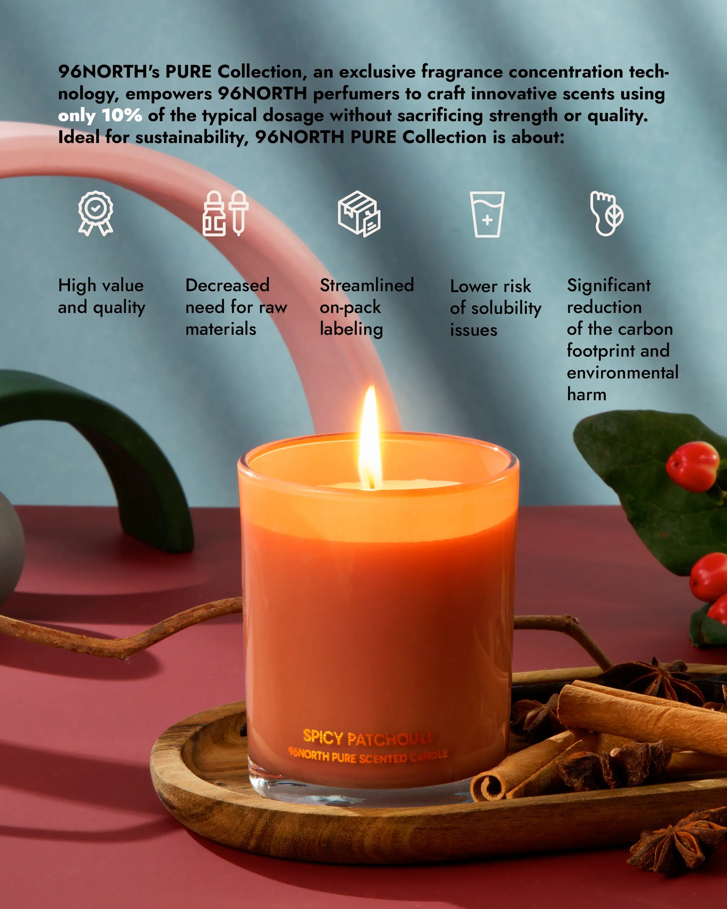 Spicy Patchouli Candle image 1