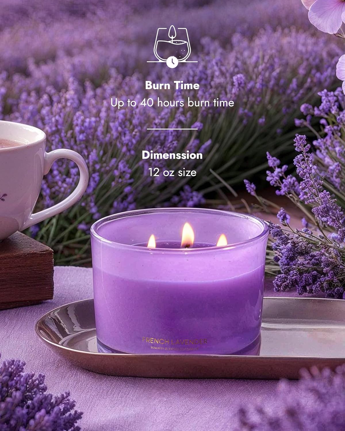 French Lavender Candle – 96NORTH